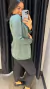 MAX BLAZER VERDE MILITAR - MALHA NEOPRENE - Cael Store