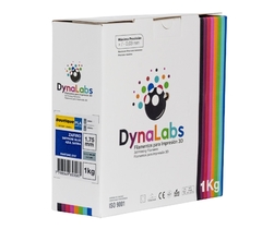 Filamento PLA Boutique Azul Safira DynaLabs 1.75mm 1Kg - loja online