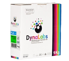 Filamento PLA Verde Fluo DynaLabs 1.75mm 1Kg - dynalabs