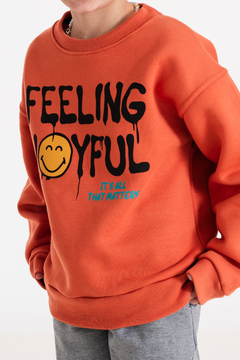 BUZO BASE FEELING JOYFUL NIÑOS (BZ01025) - comprar online