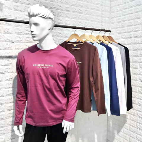 REMERA COLLECTIVE CULTURA MANGA LARGA HOMBRE (R06291)