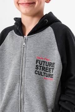 CAMPERA FUTURE STREET CULTURE CON CAPUCHA FRIZADO NIÑOS (CP00455) - comprar online