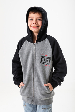 CAMPERA FUTURE STREET CULTURE CON CAPUCHA FRIZADO NIÑOS (CP00455) en internet