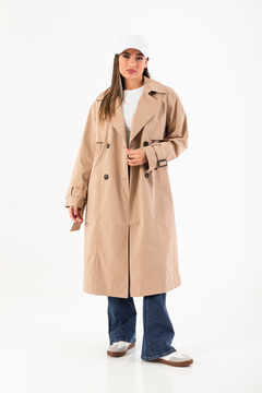 Imagen de CAMPERA PILOTO TRENCH GABARDINA CON CINTO (CP00463)