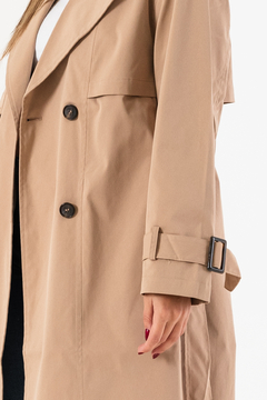 CAMPERA PILOTO TRENCH GABARDINA CON CINTO (CP00463) - SpaceBallArg