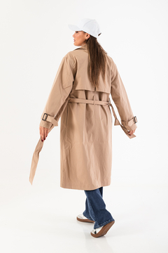 CAMPERA PILOTO TRENCH GABARDINA CON CINTO (CP00463) - comprar online