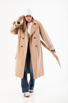 CAMPERA PILOTO TRENCH GABARDINA CON CINTO (CP00463) en internet