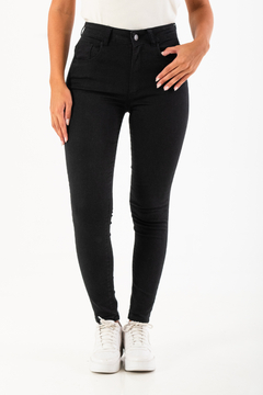 PANTALON JEAN NEGRO CHUPIN CLASICO (PA00368) en internet