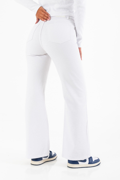 PANTALON JEAN WIDE LEG BLANCO KUPE (PA00918) - comprar online