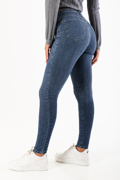 PANTALON JEAN CHUPIN AZUL PINZADO (PA00935) - comprar online