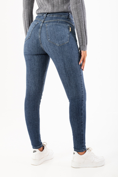 PANTALON JEAN CHUPIN AZUL PINZADO (PA00935) en internet