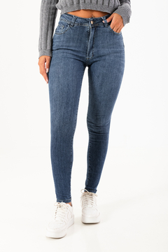 PANTALON JEAN CHUPIN AZUL PINZADO (PA00935)