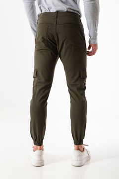 PANTALON JEAN CARGO JOGGER COLORES (PA00956) en internet