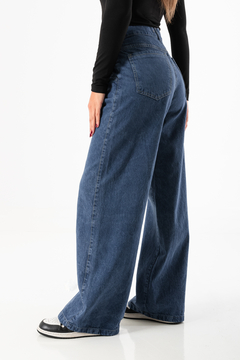 PANTALON JEAN WIDE LEG CON PINZA (PA00971) en internet