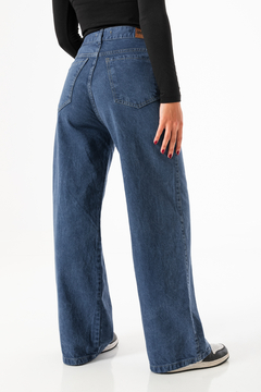 PANTALON JEAN WIDE LEG CON PINZA (PA00971) - comprar online