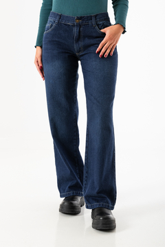 PANTALON JEAN RECTO RIGIDO LOCALIZADO (PA00974)