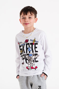 REMERA SKATE SPACE ONLY BOY BOYS NIÑO (R04379)