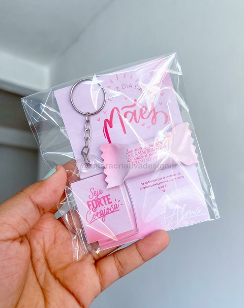10 unid. Chaveiro acrílico com balinha Personalizado - comprar online