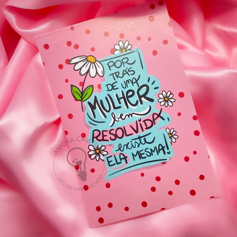 25 PANFLETOS 010 - MULHER BEM RESOLVIDA