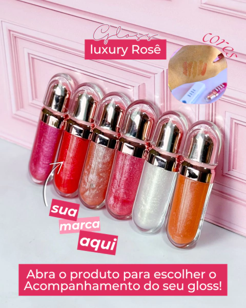 Gloss luxury rosê - comprar online