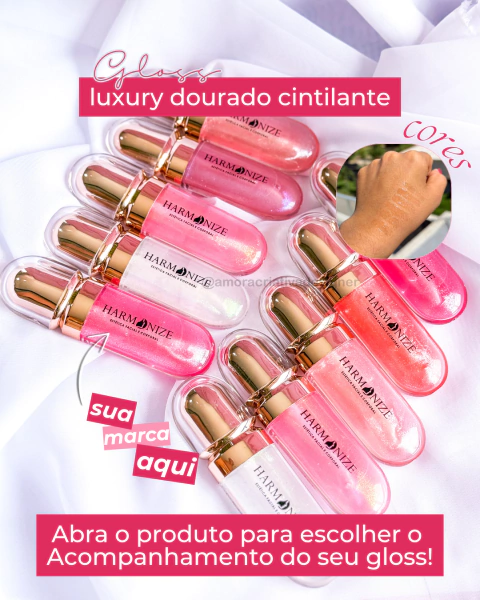Gloss luxury dourado cintilante - comprar online