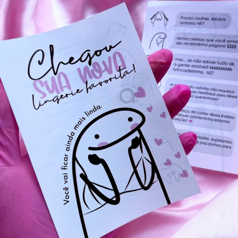 25 PANFLETOS FLORK 007 | LINGERIE FAVORITA