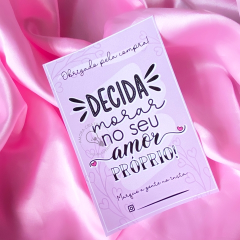 25 PANFLETOS 013 - AMOR PRÓPRIO