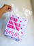 SACOLAS PRONTA ENTREGA - 30x40 - TRANSP. COM ROSA