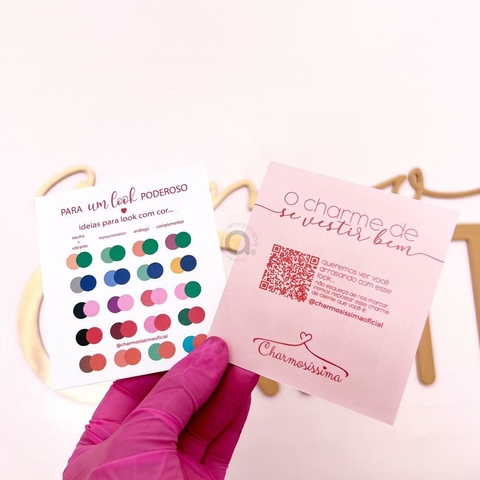 Cartão Postal círculo cromático | 9x10 personalizado