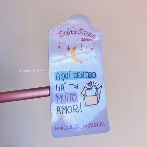 LACRE PARA CAIXA - 7x4cm (COM SUA MARCA)