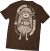 Camiseta OVELHA 100 MARROM Regular na internet