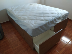 CAMA BOX base somier colores