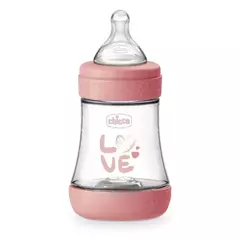 Mamadera Chicco Perfect5 150ml 0m+ Flujo lento Rosa