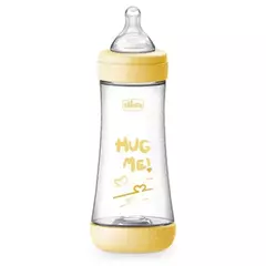 Mamadera Chicco Perfect5 300ml 4m+ Flujo rápido Amarilla - comprar online