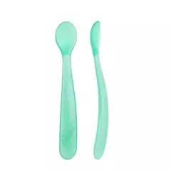 Chicco cucharas x 2 de silicona largas Verdes - comprar online