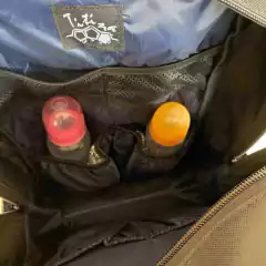 MOCHILA MATERNAL POLY NEGRO OPACO
