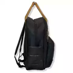 Imagen de MOCHILA MATERNAL POLY NEGRO BRILLO