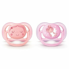 Chupete Avent 0-6 M Ultra Air X2 ROSA