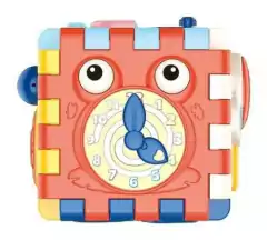 Cubo Didactico Bebe Encastre Reloj Piano Musica - comprar online