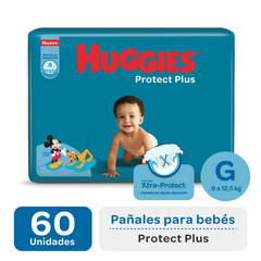 Pañales Protec Plus talle G (60 unidades)