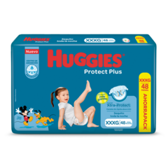 Pañales Protec Plus talle XXXG (48 unidades) - comprar online