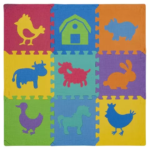 Piso De Goma Animales de La Granja 93078 - comprar online