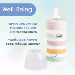 Mamadera Chicco Wellbeing 150ml 0m+ Rosa en internet