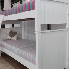 Cama Superpuesta Potter Laqueada con Baranda y Escalera
