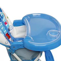 Silla de Comer Folding AZUL en internet