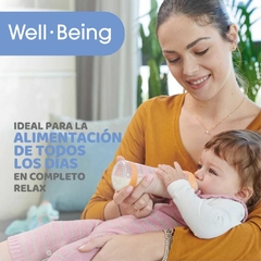 Mamadera Chicco Wellbeing 250ml 2+ Naranja - tienda online