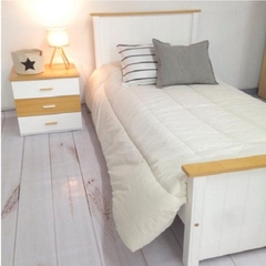 Cama 1 Plaza Venecia Laqueada con Guatambu