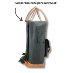 MOCHILA MATERNAL Y PORTANOTEBOOK COCO NEGRO - El Arca del Bebè