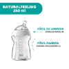 Mamadera Chicco de Vidrio Natural Feeling 0m+ 250ml - comprar online