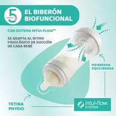 Mamadera Chicco Perfect5 150ml 0m+ Flujo lento Rosa - El Arca del Bebè